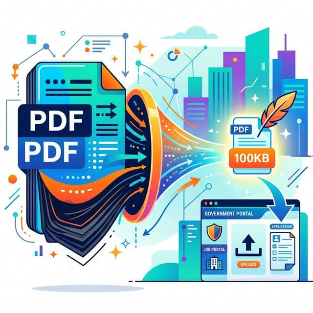 How to Compress PDF to 100KB for Govt. Job Portals Without Losing Quality